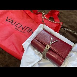 Mario Valentino Oboe Shiny Eco Leather Bag